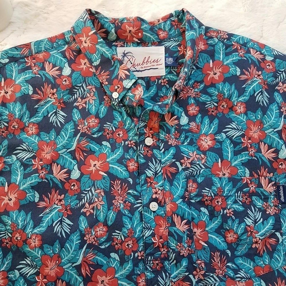 Chubbies Hawaiian Print Shirt - Picture 6 of 8